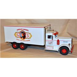 Custom All-American Toy Co. Conzales-Sanches Cigars Kenworth Truck w/ Van Box