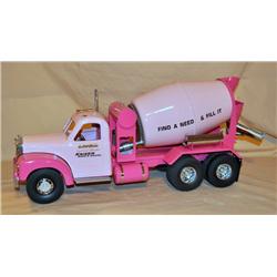 Custom Fred Thompson S-M Mack PINK Kaiser Sand & Gravel Concrete Mixer Truck