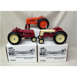 1988 Cockshutt 3pc Museum Set--Coop E5, 50, & 40 Deluxe