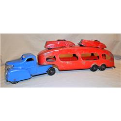 Wyandotte? Pressed Steel Car Carrier w/ 2 cars