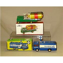 (2) Siku Foreign Toy Trucks--Water Tower Truck & Tank Service