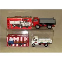 (2) Foreign Trucks--Hanomag & Tekno Dump