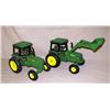 Image 1 : (2) JD Utility Tractors--one with loader