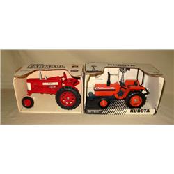(2) Tractors--IH Farmall 350 & Kubota