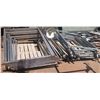 Image 1 : Qty Approx. 18 Rolling Metal Racks - 2 Types 50"H