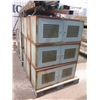 Image 2 : Qty Approx. 23 Metal 2 Door Locking Boxes 36"x10"x16"H & Misc Parts