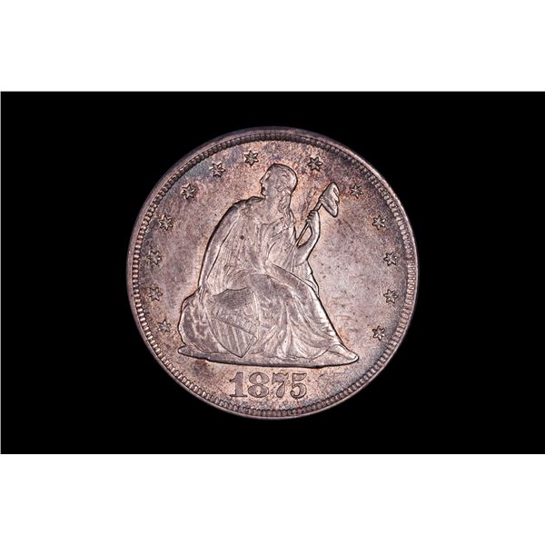 1875-CC 20C PCGS MS63