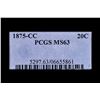 Image 3 : 1875-CC 20C PCGS MS63