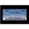 Image 3 : 1832 25C PCGS MS63