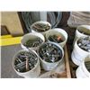 Image 2 : Qty 2 Pallets w/ Pails Misc Hardware: Bolts, Fittings, Brackets, Hardware, etc