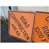 Image 8 : Qty 12 Traffic Signs: Road Construction, One Lane Road, Men Working, etc