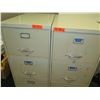 Image 2 : Qty 2 Metal 4-Drawer Filing Cabinets