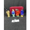 Image 2 : Set of 4 Chinese Old Men. Porcelain Mini Figures. 4" H