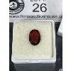 Image 2 : Natural Big Garnet 2.835ct 10.70 x 7.54 x 3.50mm Oval Cut VS- Brazil- Untreated