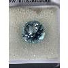 Image 2 : Swiss Blue Topaz 5.85 ct 11.01 x 6.89mm- Round Cut-Loupe Clean- Brazil