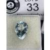 Image 2 : Swiss Blue Topaz 5.855ct- 13.86 x 9.86 x 6.22mm Pear Cut-Loupe Clean-Brazil