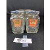 Image 1 : Lot of 10 Standard Motor Products Glass Embossed Jars with Lids