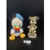 Image 1 : Golfer Mickey Mouse Bobblehead and a stuffied Baby Donald Duck