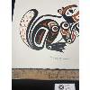 Image 2 : Rare "OS" Haida Beaver LEP - Signed by Artist - Clarence Mills