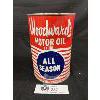 Image 1 : Full Woodwards All Season Motor Oil Tin. Vancouver Canada
