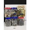 Image 1 : Lot of 12 Plastic Containers Full of Nails, Bolts, Screws Etc. NO SHIPPING HEAVY