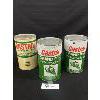 Image 1 : Lot of 3 Full Castrol Composite Oil Cans