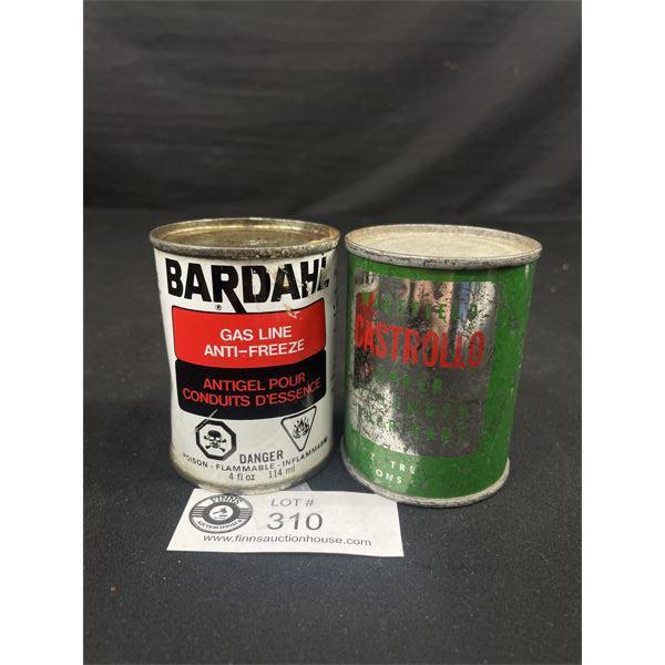 2 Full 4oz Tins Bardol and Castrollo