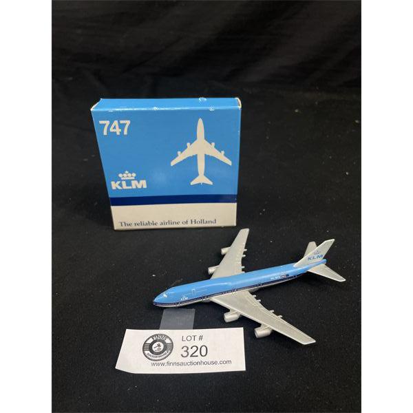 KLM 747 Die Cast Airplane 5" Made in Germany