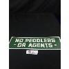 Image 2 :  Vintage Metal Signs " No Peddlers or Agents" 14" W x 4" T