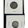 Image 2 : Lot of 4 Silver Canadian Nickles. 1913,1914,1914, and 1917