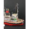Image 2 : 30" L x 15" T Home Made Wooden Folk Art Boat
