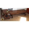 Image 1 : SOLID WOOD COFFEE TABLE WITH MATCHING END