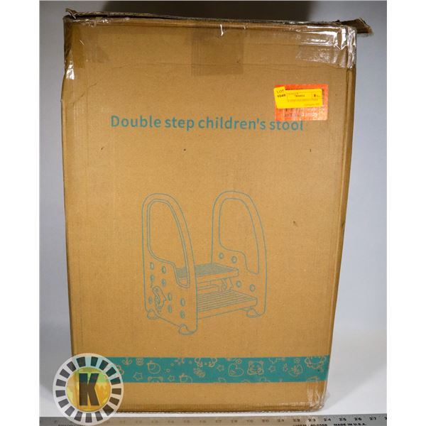 DOUBLE STEP CHILDRENS STOOL