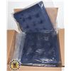 Image 1 : BOX OF 6 CHAIR CUSHIONS DARK BLUE