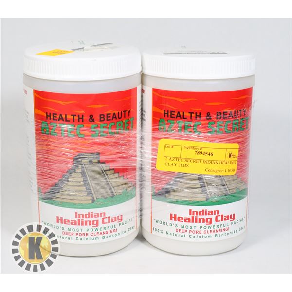 2 AZTEC SECRET INDIAN HEALING CLAY 2LBS