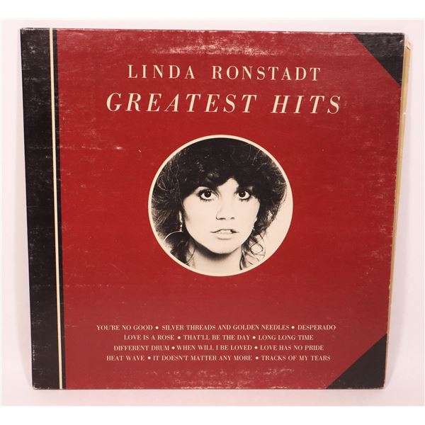 LINDA RONSTADT GREATEST HITS VINYL