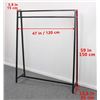 MBQQ MODERN METAL CLOTHES RACK BLACK BRUSH