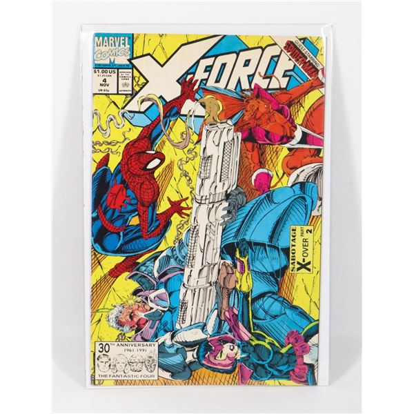 MARVEL X-FORCE #4 (FEAT. SPIDER-MAN) (1991)