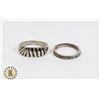 Image 1 : LOT OF 2 FASHION RINGS