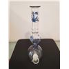 Image 1 : Blue Marijuana Leaf Design Bong
