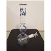 Image 2 : Blue Marijuana Leaf Design Bong