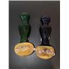 Image 1 : Large Colour Glass Pipes x 2