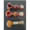 Image 2 : Large Colour Glass Pipe x 3