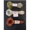 Image 2 : Jorge Fumed Glass Pipe, Glass Spoon, Troy Pipe Glass Pipes (3ct)