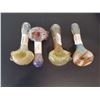 Image 1 : Hand Blown Demirati Glass Spoon, D-Redx Glass Pipes (4ct)