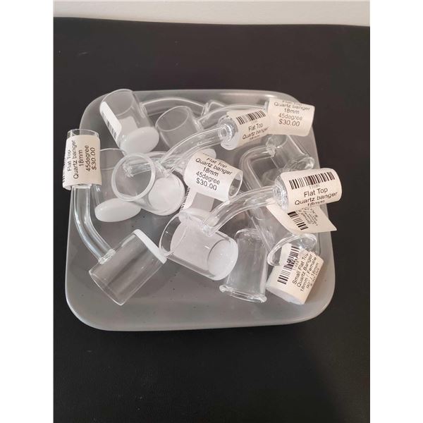 Lot of Flat Top Quartz Bangers