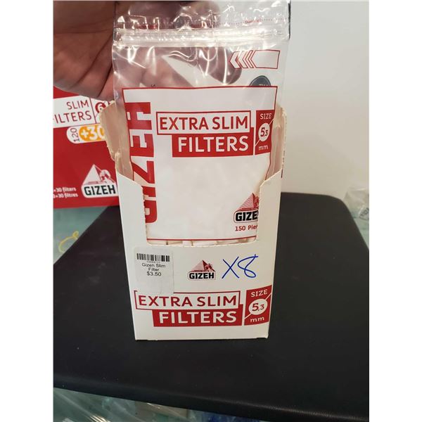 Gizeh Extra Slim Filters 5.3mm (8 x 150)