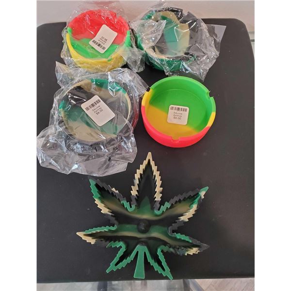 Lot of Silicone Ashtrays