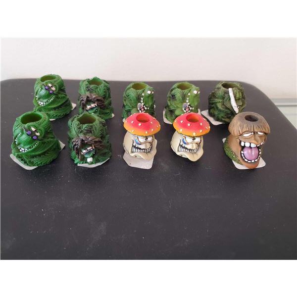 Lot of Bud Headz-Smoke Holder