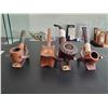 Image 2 : lot of 4 wooden pipes with stands